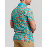 The William Murray Golf Men's Little Shop of Florals Polo in White