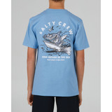 The Salty Crew Boys' Hot Rod Shark in Marine Blue