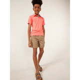 The Chubbies Boys' Performance Polo in Coral