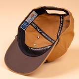 The Texas Hill Country Provisions Guadalupe Snapback Hat in the Caramel Colorway