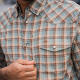 The Texas Standard Men's Short Sleeve Western Field Shirt in Wyler Plaid
