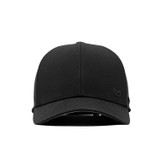 Melin A-Game Icon Hydro Snapback Hat in Black front view