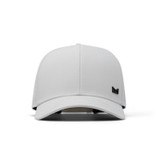 Melin A-Game Icon Hydro Snapback Hat in Black/White side view