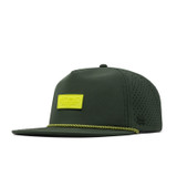 The Melin Hydro Coronado Brick Snapback Hat in Kombu Green