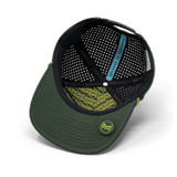 The Melin Hydro Coronado Brick Snapback Hat in Kombu Green