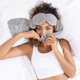 Nodpod Weighted Sleep Mask in Elephant Gray colorway