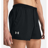 Under Armour Men's  Launch 5" Shorts in Black / Reflective colorway