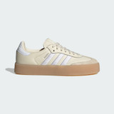 The Adidas Women's Sambae Shoes in the Wonder White Colorway