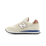 The New Balance Men's 574 Rugged in White and Brown