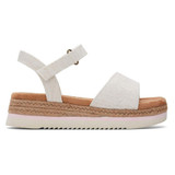TOMS Girls' Diana Sandals in Natural colorway