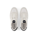 TOMS Men's TRVL Lite Court Sneakers in White/Black colorway