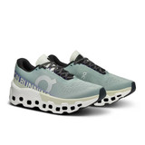 The On Running Women's Cloudmonster 2 Running Shoes in the Mineral and Aloe Colorway