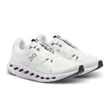 The On Running Men's Cloudsurfer Running Shoes in the White and Frost Colorway