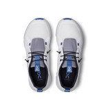 The On Running Kids' Cloud Sky Shoes in Undyed White and Alloy