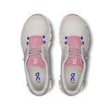 The On Running Cloud 5 Push Running Shoes in the Ivory and Blossom Colorway