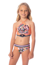 Maaji Girls' Apricot Blooms Rarity Bikini Set