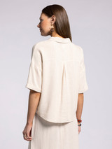 Thread & Supply Women's Alcove Shirt in Taupe colorway