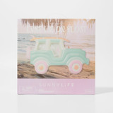 Sunny Life Beach Buggy Luxe Lie-On Float in Mint/Pink Beach Buggy colorway