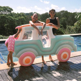 Sunny Life Beach Buggy Luxe Lie-On Float in Mint/Pink Beach Buggy colorway