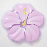 Sunny Life Hibiscus Luxe Lie-On Float in Hibiscus Pastel Lilac colorway