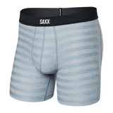 The Saxx Men's DropTemp™ Cooling Mesh Boxer Briefs in Heather Grey
