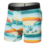 The Saxx Men's Quest Boxer Briefs in Multi Turquoise