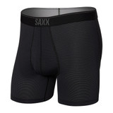 The Saxx Men's Quest Boxer Briefs in Black