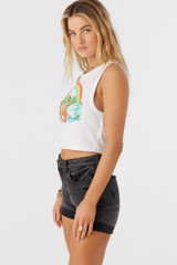 O'Neill Women's Rainbow Hawaii Tank in White colorway