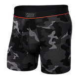 The Saxx Men's Ultra Boxer Briefs in Black Camo