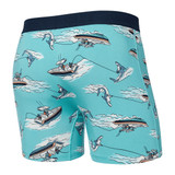 The Saxx Men's Ultra Boxer Briefs in Turquoise