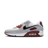 The Nike Men's Air Max 90 Shoes in the Dark Team Red Colorway