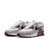 The Nike Men's Air Max 90 Shoes in the Dark Team Red Colorway