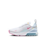 The Nike Little Kids' Air Max 270 Shoes in White and Pink