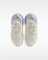 The Nike Little Kids' Air Max 270 Shoes in Sail and Light Thistle