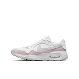 The Nike Big Kids' Air Max SC Shoes in White and Pink Pearl