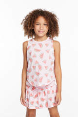 Chaser Girls' Peplum Watermelon Heaven Skort