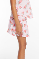 Chaser Girls' Peplum Watermelon Heaven Skort