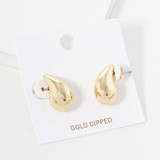 JOIA Veneta Teardrop Earrings - Gold Dipped finish