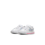The Nike Toddlers' Court Legacy Shoes in White and Pink