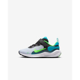 The Nike Little Kid' Revolution 7 Running Shoes in Grey and Green