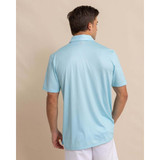 Southern Tide Men's Driver Coastal Geo Polo Shirt in Chilled Blue colorway