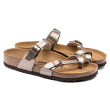 The Birkenstock Mayari Sandals Birko-Flor Sandals in the Graceful Taupe Colorway