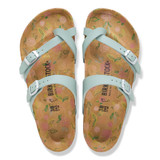The Birkenstock Mayari Sandals Birko-Flor Sandals in Flowers Pure Sage