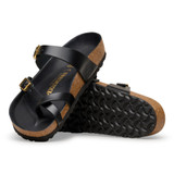 The Birkenstock Mayari Sandals Birko-Flor Sandals in Amalfi Black Leather