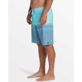 Increase Quantity of Billabong Men's All Day Heather Stripe Pro 20" Boardshorts in Bay Blue colorway