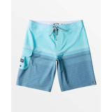 Billabong Men's All Day Heather Stripe Pro 20" Boardshorts in Bay Blue colorway