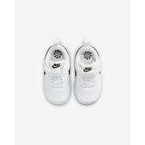 The Nike Toddlers' Court Borough Low Recraft Shoes in White and Black