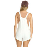 Billabong Women's Beach Crush Romper Salt Crystal back