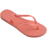 The Havaianas Women's Slim Flip Flops in the Peach Rose Colorway