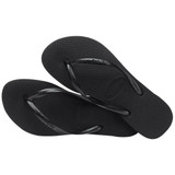 The Havaianas Women's Slim Flip Flops in Black